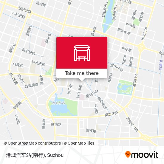 港城汽车站(南行) map