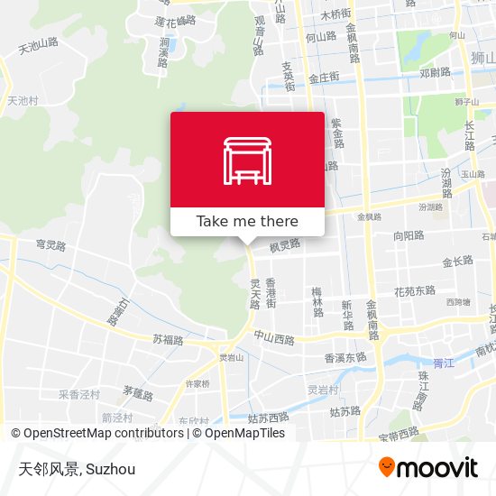 天邻风景 map