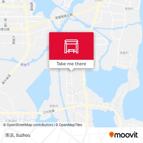 厍浜 map