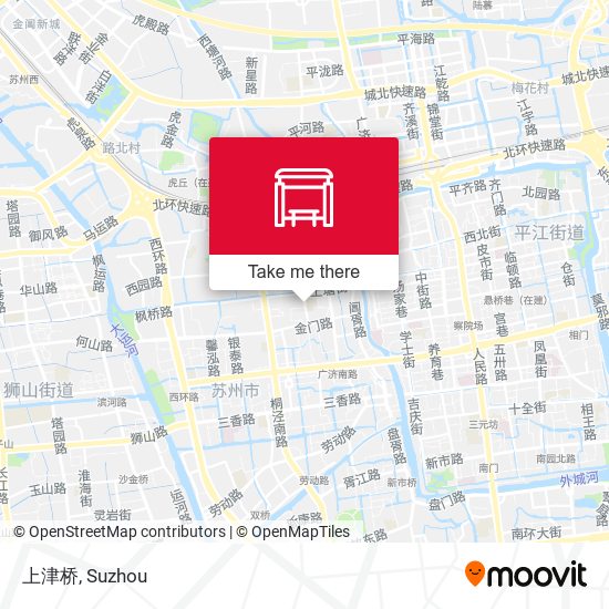 上津桥 map