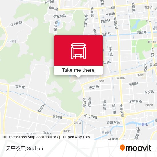 天平茶厂 map
