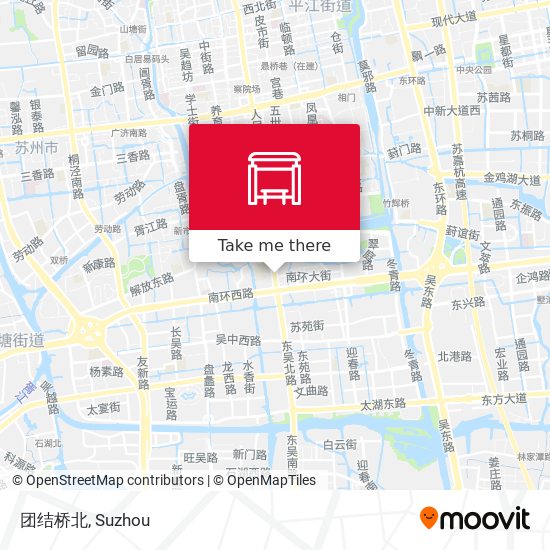团结桥北 map