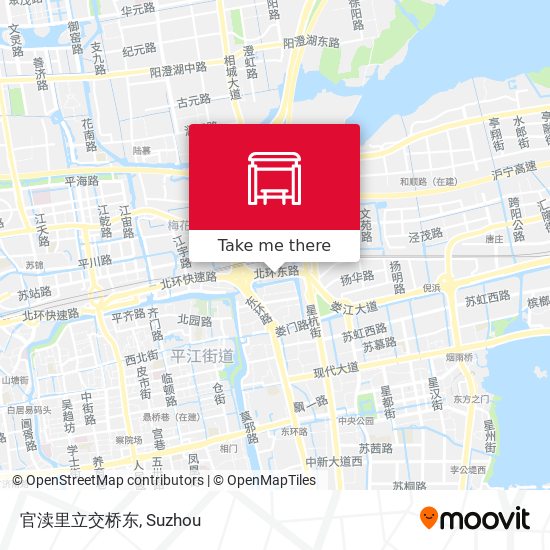 官渎里立交桥东 map