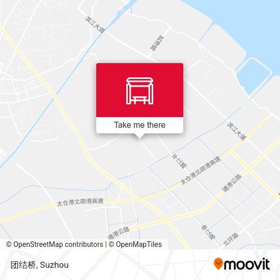 团结桥 map