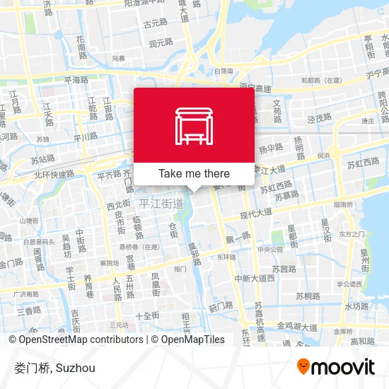 娄门桥 map