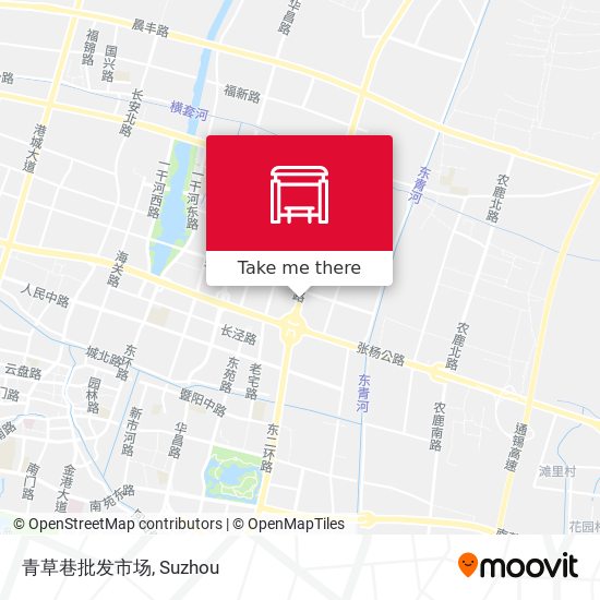 青草巷批发市场 map