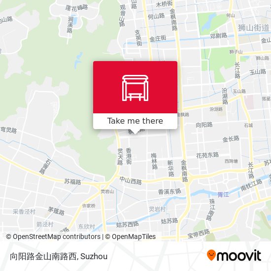 向阳路金山南路西 map