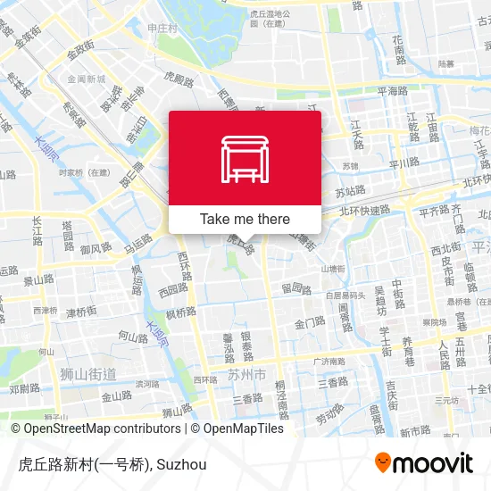虎丘路新村(一号桥) map