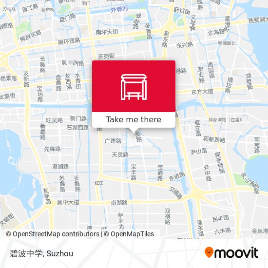 碧波中学 map