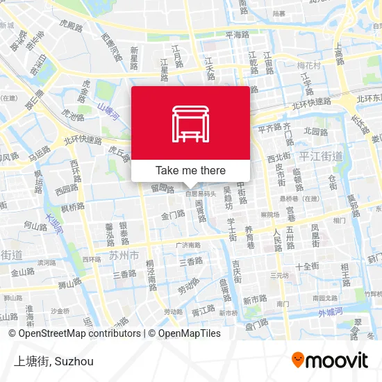 上塘街 map