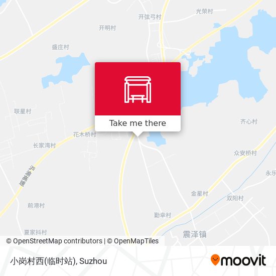 小岗村西(临时站) map