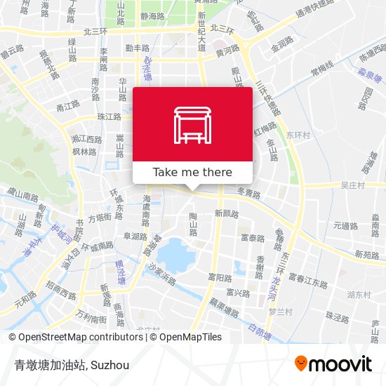 青墩塘加油站 map