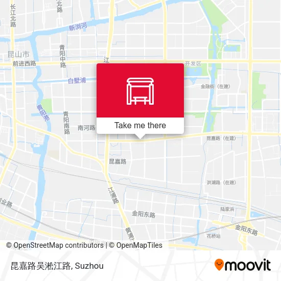 昆嘉路吴淞江路 map