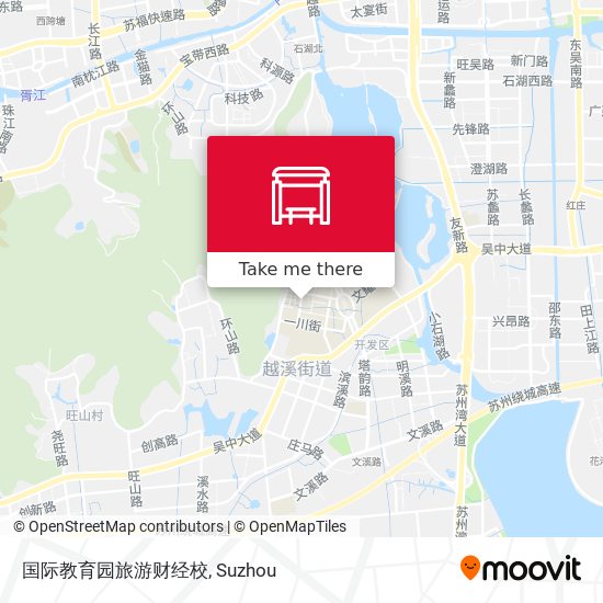国际教育园旅游财经校 map