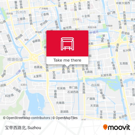 宝带西路北 map