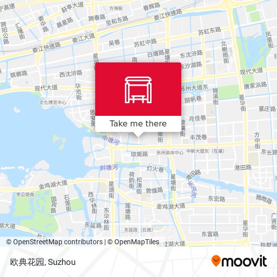 欧典花园 map