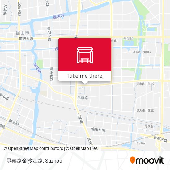 昆嘉路金沙江路 map