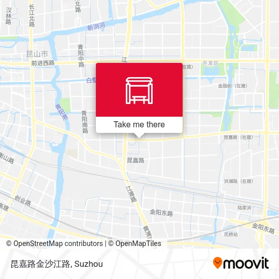 昆嘉路金沙江路 map