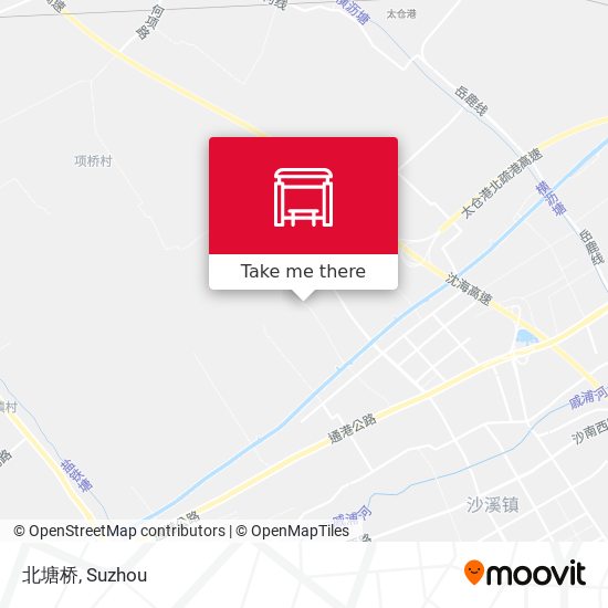 北塘桥 map