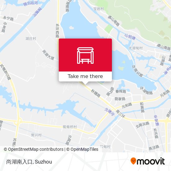 尚湖南入口 map