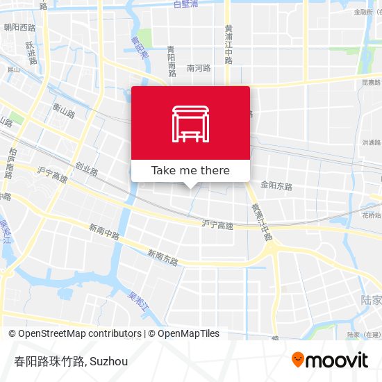 春阳路珠竹路 map