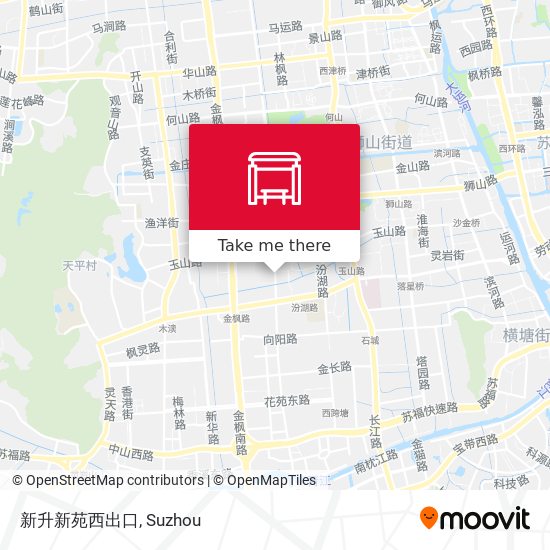 新升新苑西出口 map