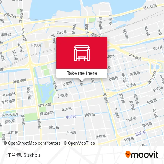 汀兰巷 map