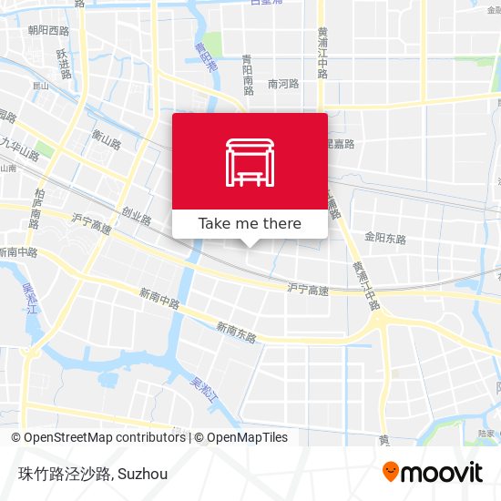 珠竹路泾沙路 map