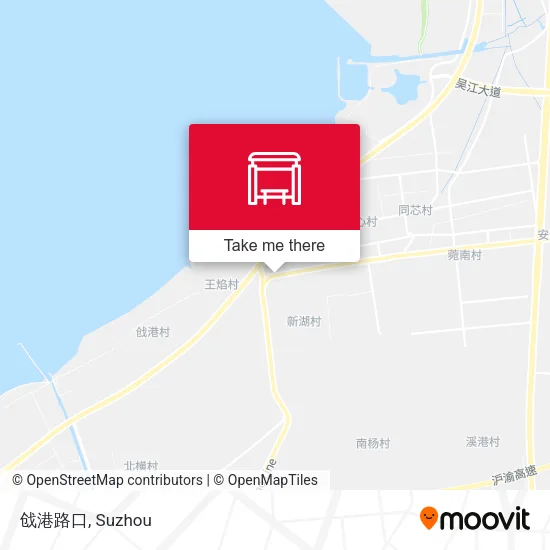戗港路口 map