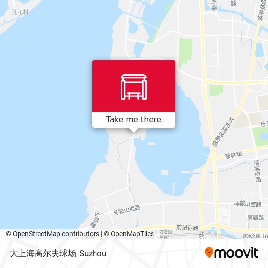 大上海高尔夫球场 map