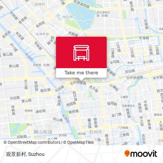 观景新村 map