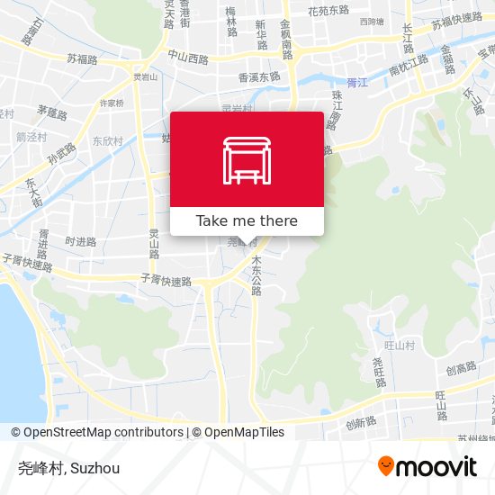 尧峰村 map