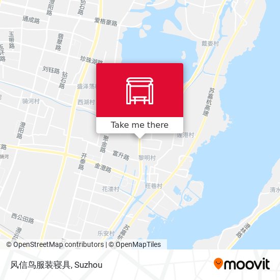 风信鸟服装寝具 map