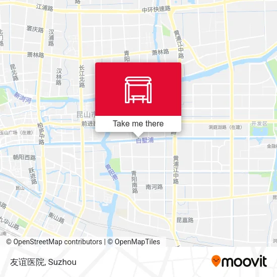 友谊医院 map