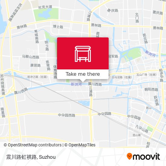 震川路虹祺路 map