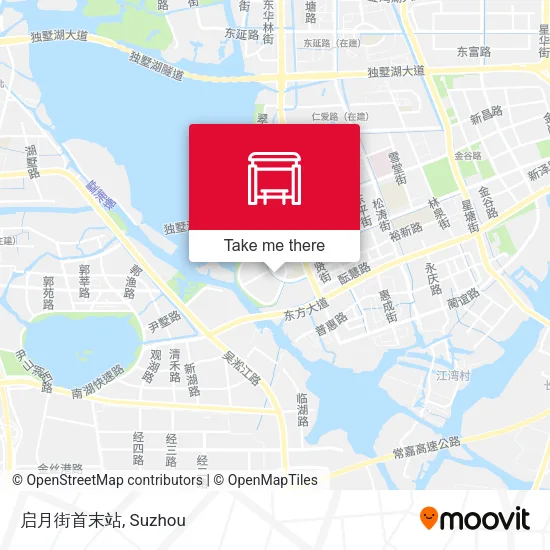 启月街首末站 map
