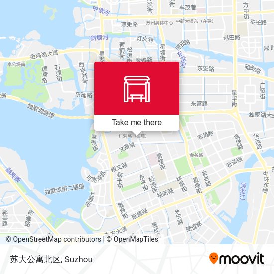 苏大公寓北区 map