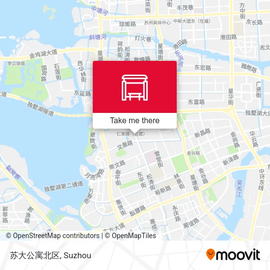 苏大公寓北区 map