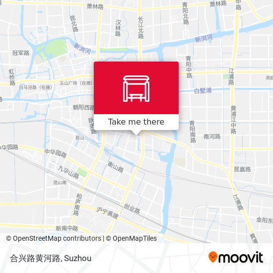 合兴路黄河路 map