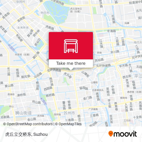 虎丘立交桥东 map