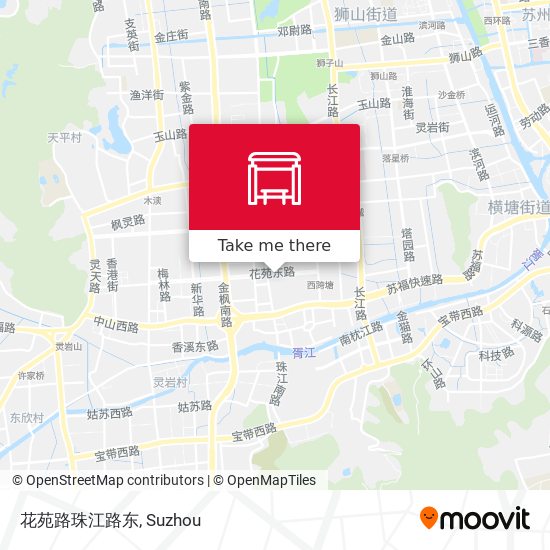花苑路珠江路东 map