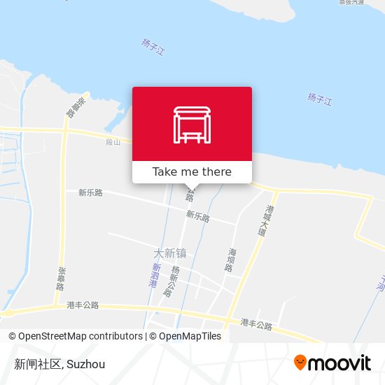 新闸社区 map