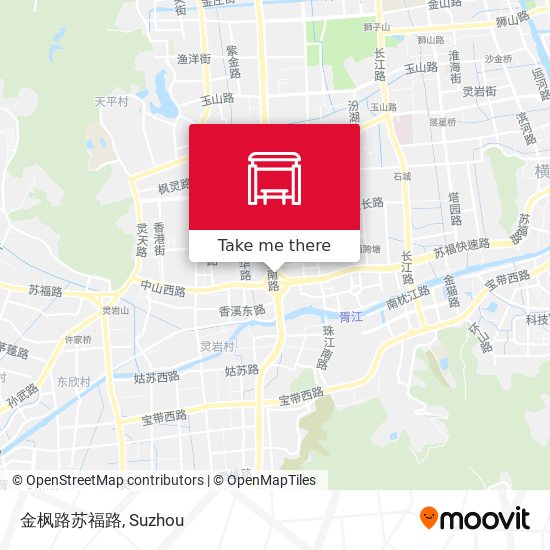 金枫路苏福路 map