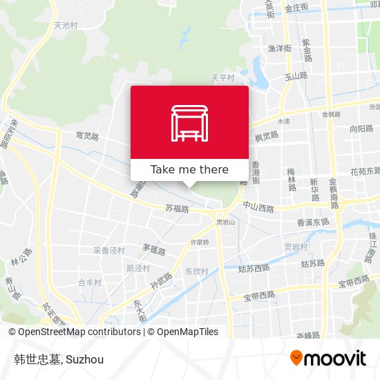 韩世忠墓 map