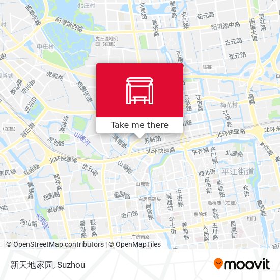 新天地家园 map
