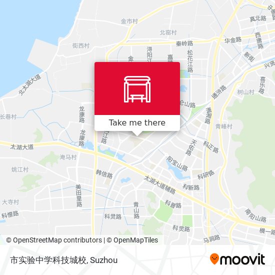 市实验中学科技城校 map