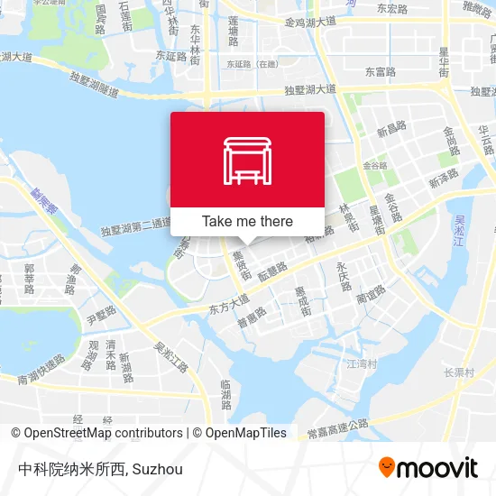 中科院纳米所西 map