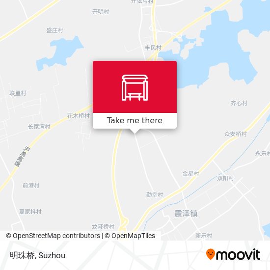 明珠桥 map