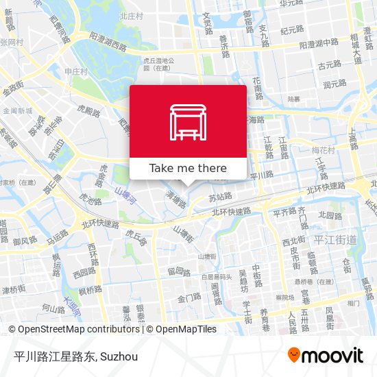 平川路江星路东 map