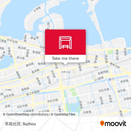 亭苑社区 map